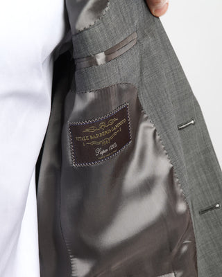 Luigi Bianchi Mantova Super 120's Wool Grey Suit Limited