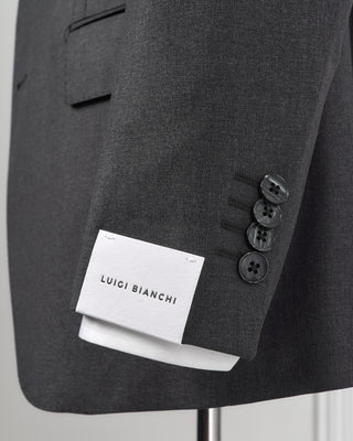 Luigi Bianchi Mantova 'Dream' Super 130's Grey All Season Solid Wool Suit