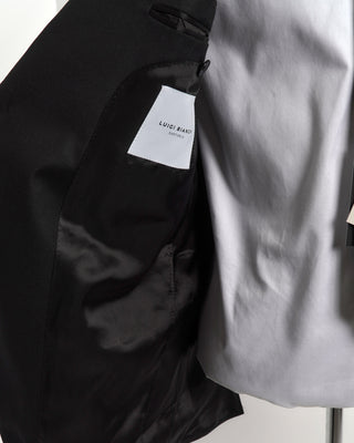Luigi Bianchi Mantova 'Dream' Super 130's Black All Season Wool Suit