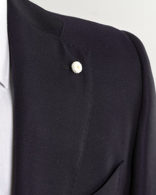 Luigi Bianchi Mantova 'Dream' Super 130's Navy All Season Wool Suit