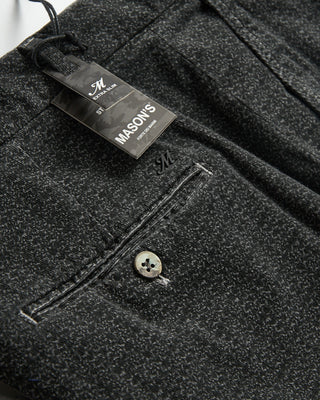 Mason's Grey 'Milano Style' Static  Fine Wale Corduroy Stretch Pants