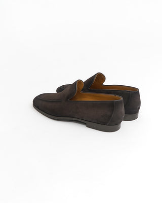Magnanni 'Lecera' Chocolate Brown Suede Loafers