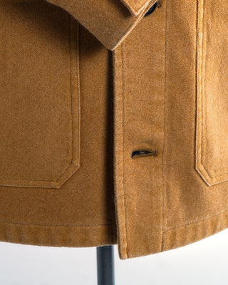 Manto Camel Cashmere Shirt Jacket