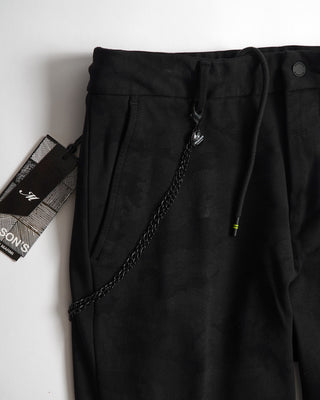 Mason's 'Osaka Athleisure' Limited Edition Black Camo Trousers