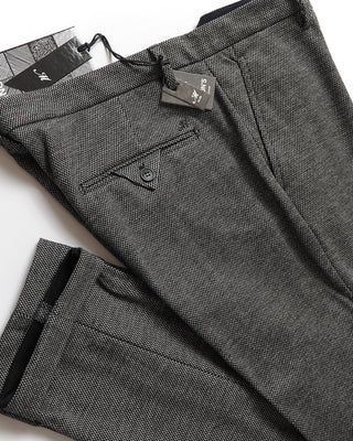 Mason's Grey Torino Micro Check Pants