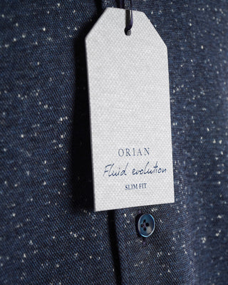 Orian 'Fluid Evolution' Navy Donegal Jersey Shirt