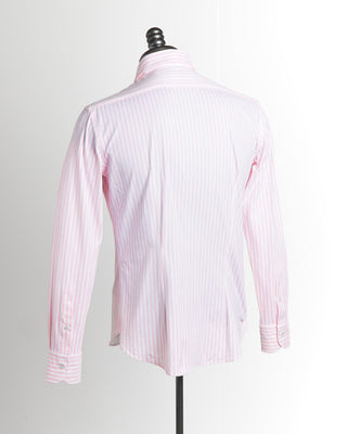 Orian Comfort Stretch Pink Striped Shirt