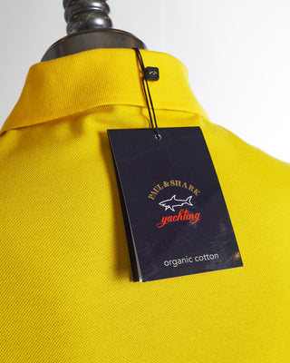 Paul & Shark Yellow Organic Cotton Polo Shirt