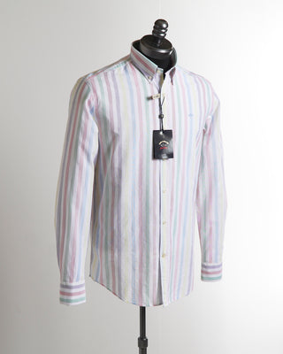 Paul & Shark Pastel Stripe Lightweight Stripe Shirt