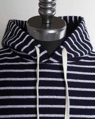 Paul & Shark Navy Organic Cotton Stripe Hoodie