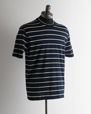 Paul & Shark Organic Cotton Navy Stripe T-Shirt 22411101-460