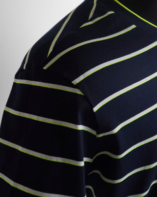 Paul & Shark Organic Cotton Navy Stripe T-Shirt 22411101-460