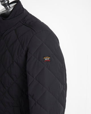 Paul & Shark Black Re-4x4 Stretch Quilted Jacket
