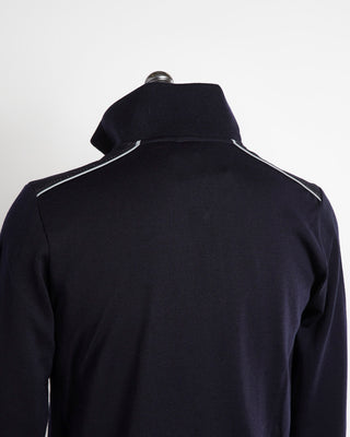 Paul & Shark Navy Reflex Cool Touch 4.0 Zipped Pullover Sweater