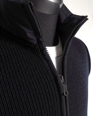 Paul & Shark 'Typhoon 20000' Black Full Zip Sweater