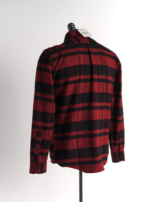 Portuguese Flannel 'Bonefire' Bold Stripe Flannel Shirt