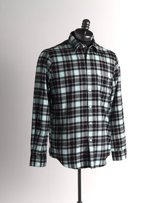 Iggy Plaid Flannel Shirt / Black