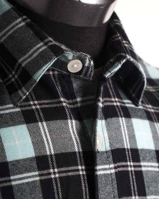 Iggy Plaid Flannel Shirt / Black