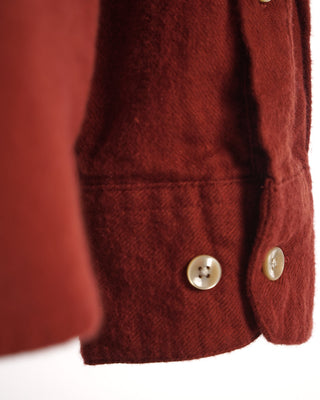 Portuguese Flannel Brick Red 'Teca' Shirt