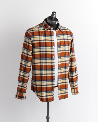 Portuguese Flannel 'Fall Palette' Flannel Check Shirt