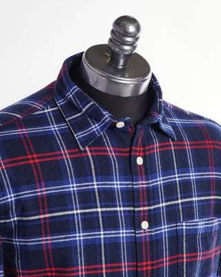 Portuguese Flannel 'Pop Up' Check Flannel Shirt
