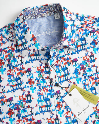 ROBERT GRAHAM CLASSIC FIT STRETCH DIAMOND SHIRT