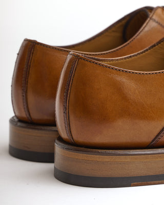 Rafaele D'Amelio Cognac Brown Calf Cap Toe Oxford Shoe