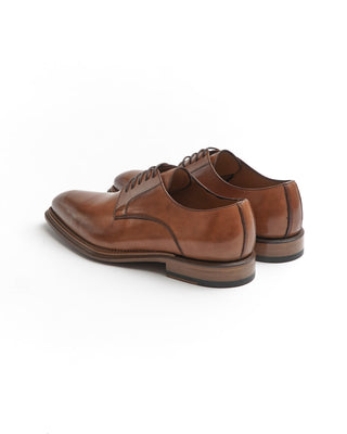 Rafaele D'Amelio Cognac Leather Dress Shoe