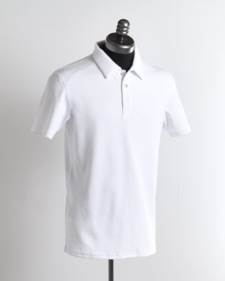 Reigning Champ Solotex White Mesh Polo