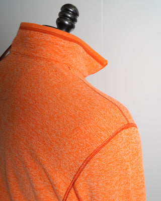 Robert Graham Handley 1/4 Zip Orange Sweater