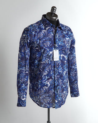 Robert Graham Navy Blue Rambling Shirt