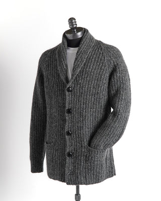 Roberto Collina 'Archive #5' 1984 Grey Shawl Sweater