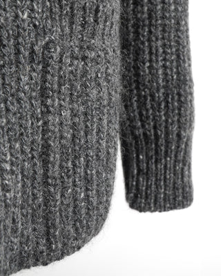 Roberto Collina 'Archive #5' 1984 Grey Mohair Shawl Cardigan Sweater