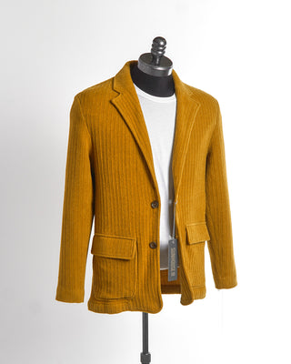 Sunhouse 2 Button Gold Chenille Sweater Jacket