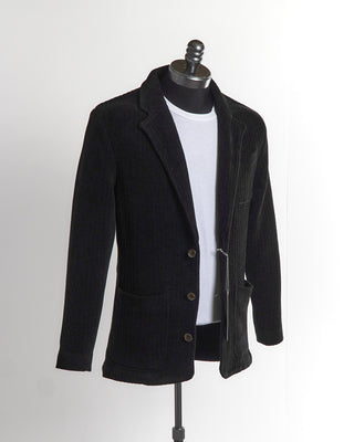 Sunhouse 3 Button Black Chenille Sweater Jacket