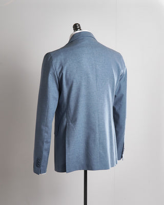 Tagliatore Exclusive BLue Wool Cotton & Silk Soft Suit 