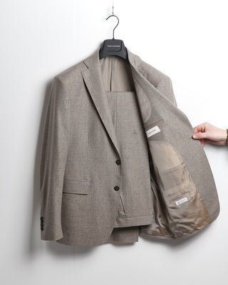 Tagliatore Sand Super 110's Solid Flannel Suit 