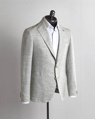 Tagliatore Silk Linen & Cotton Herringbone Soft Sport Jacket