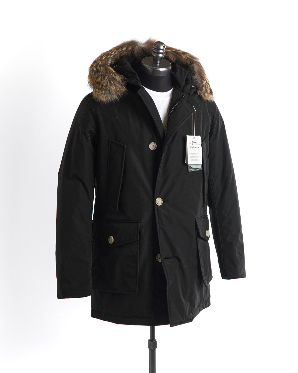 Woolrich Black Arctic Parka W/ Detachable Hood – Blazer For Men