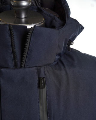 Woolrich Melton Blue Urban Goretex Carcoat Jacket