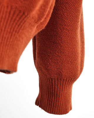 Cool Touch Pique 1/4 Zip Sweater / Orange